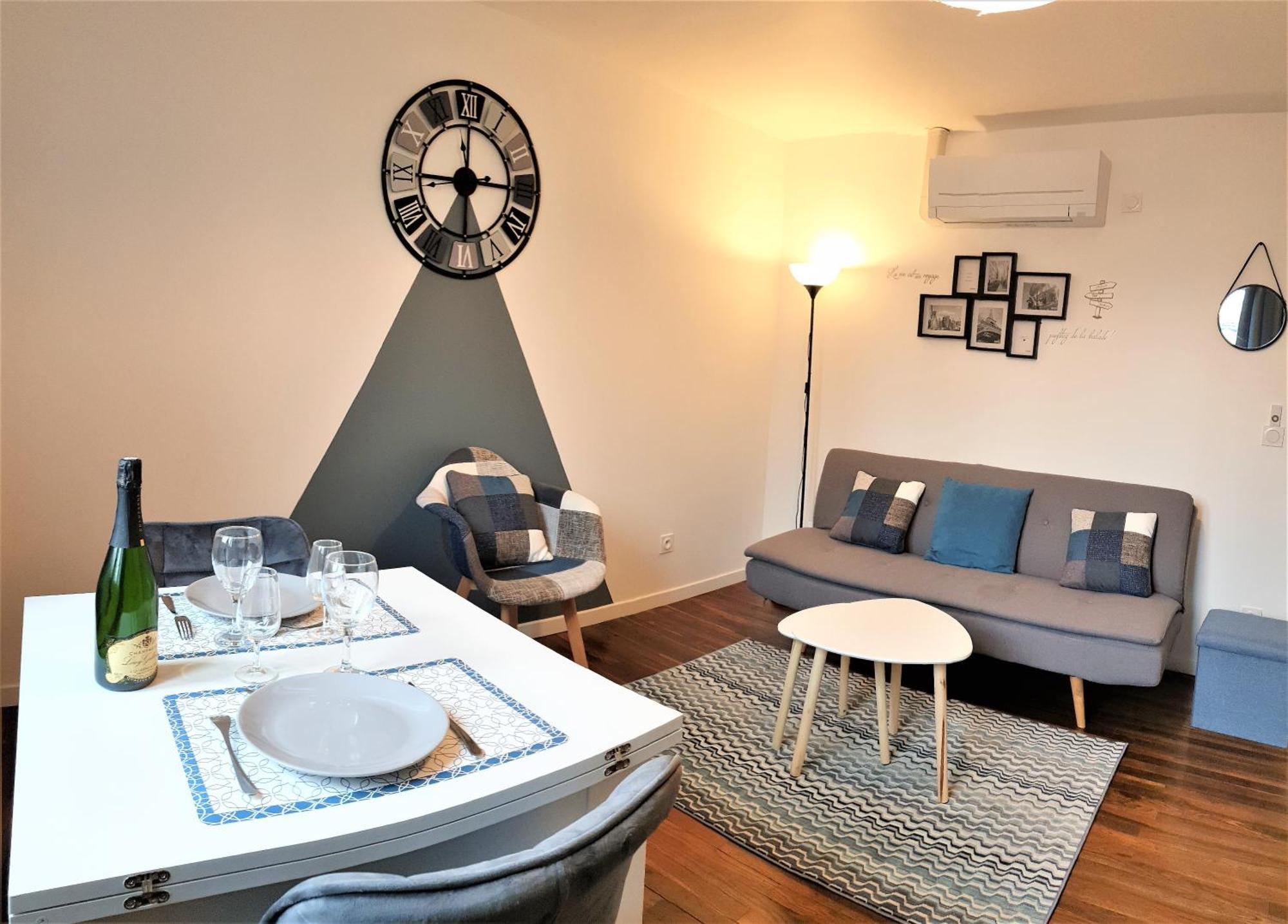 Joli F2 Plein Centre Cote Gare-Velo-Climatisation Apartment Migennes Exterior photo